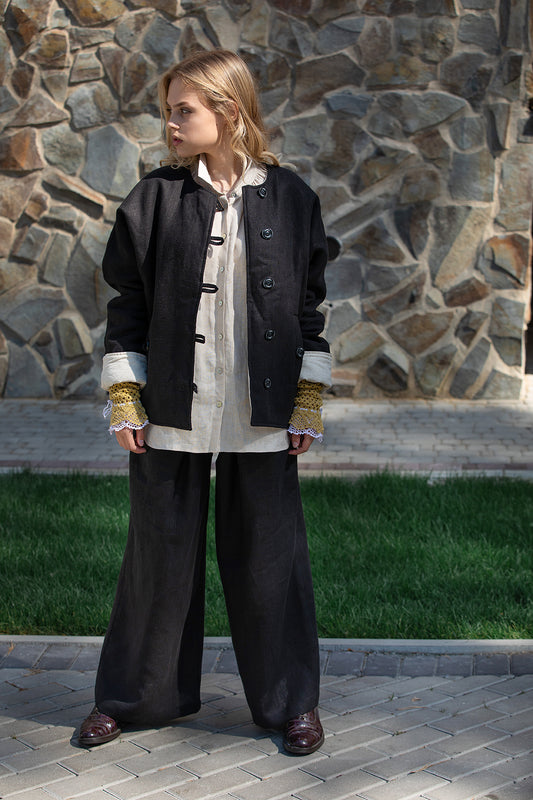 Linen Zhupan Jacket