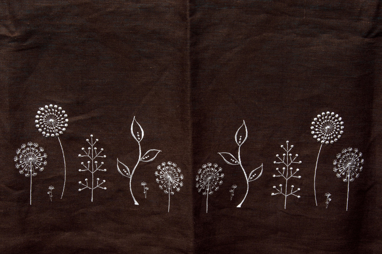Japan Flowers Runner — Brown