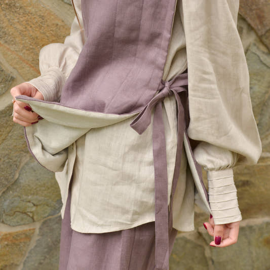 Linen Quilted Vest