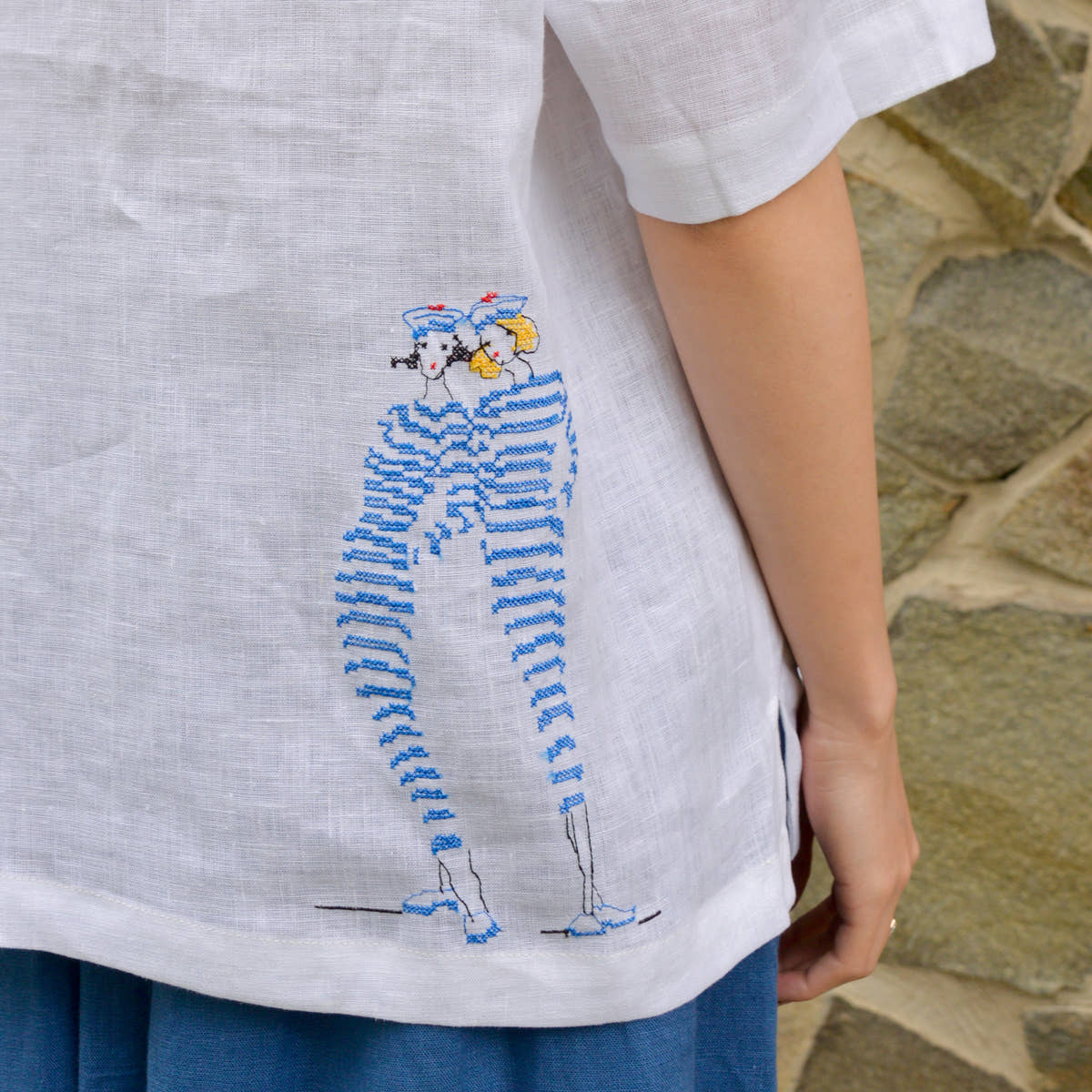 Linen T-Shirt - White