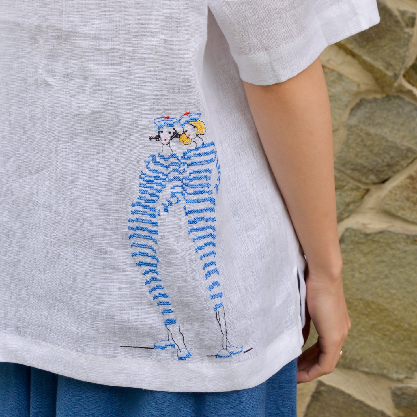 Linen T-Shirt — White