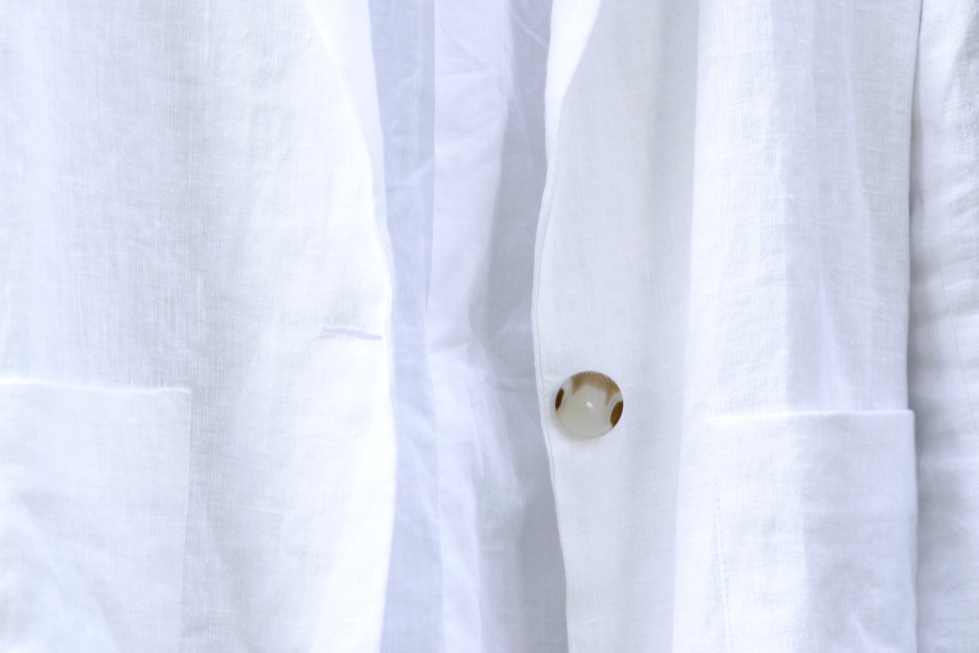 Linen Blazer — White