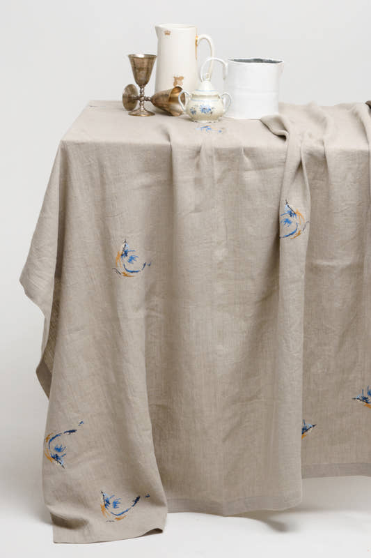Blue Bird Tablecloth