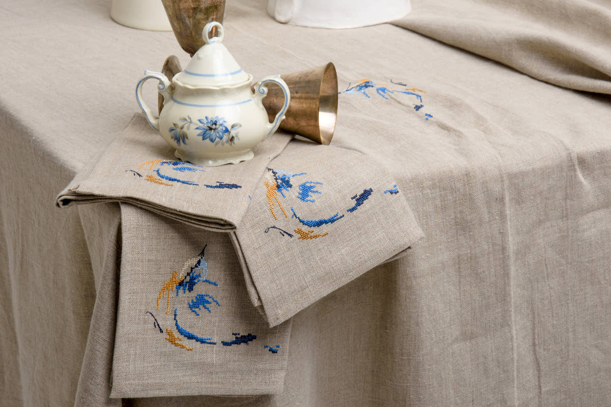 Blue Bird Tablecloth