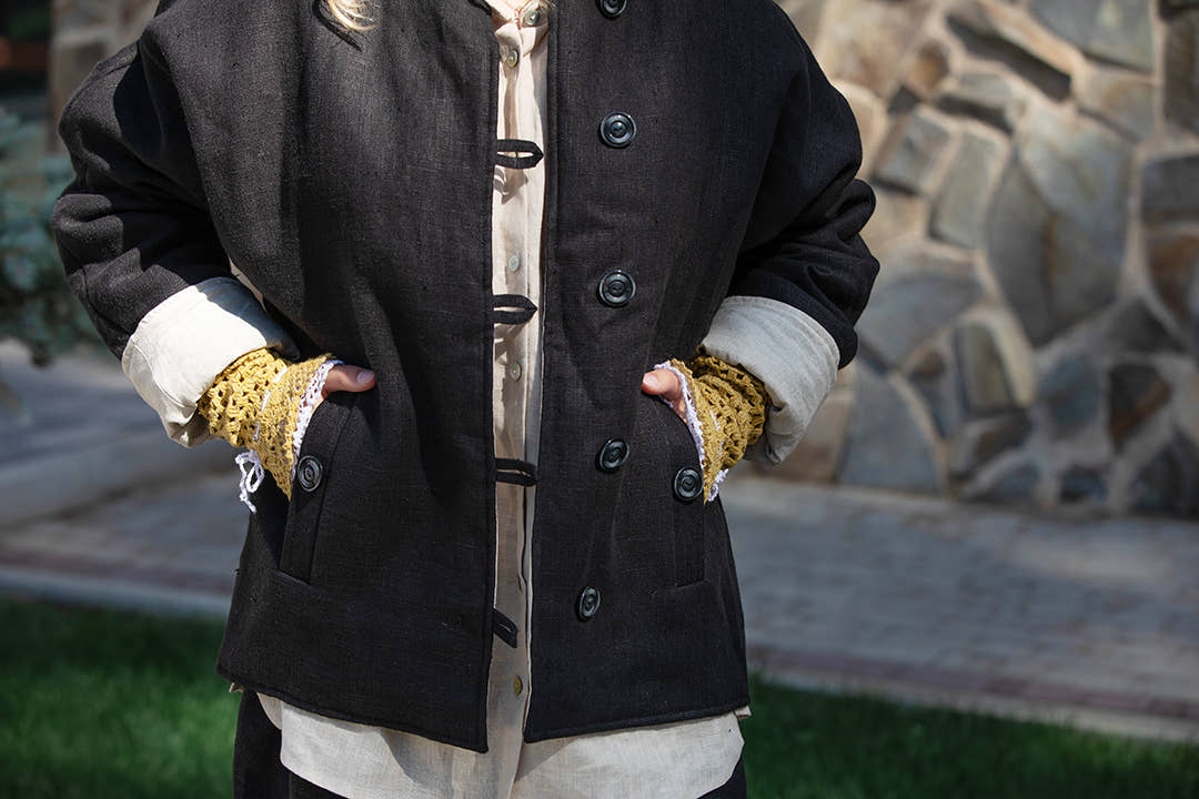 Linen Zhupan Jacket