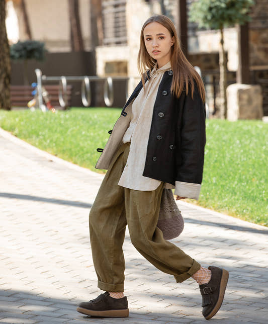 Linen Zhupan Jacket