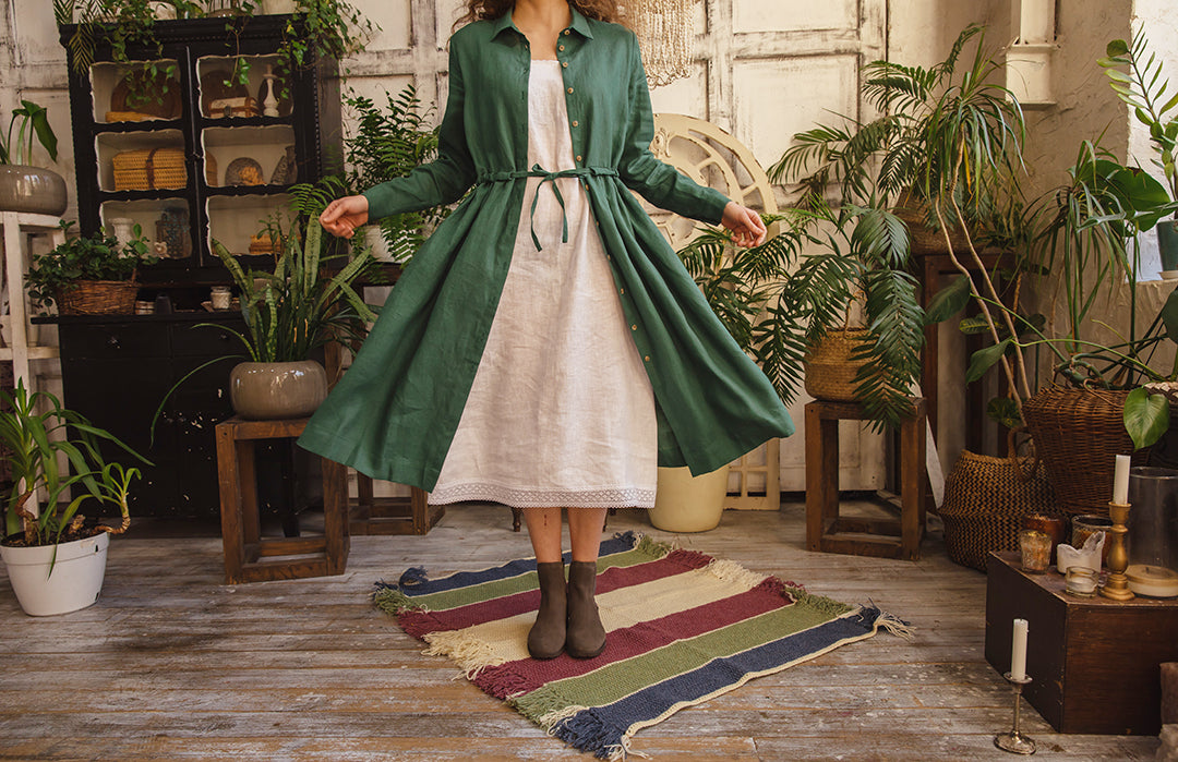Linen layers for the spring season