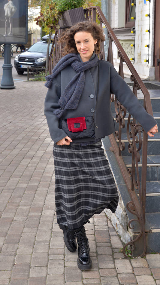 Wool Skirt - Plaid