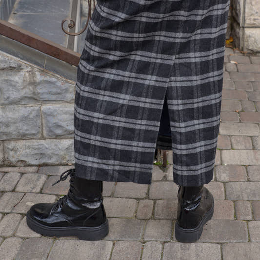 Wool Skirt - Plaid