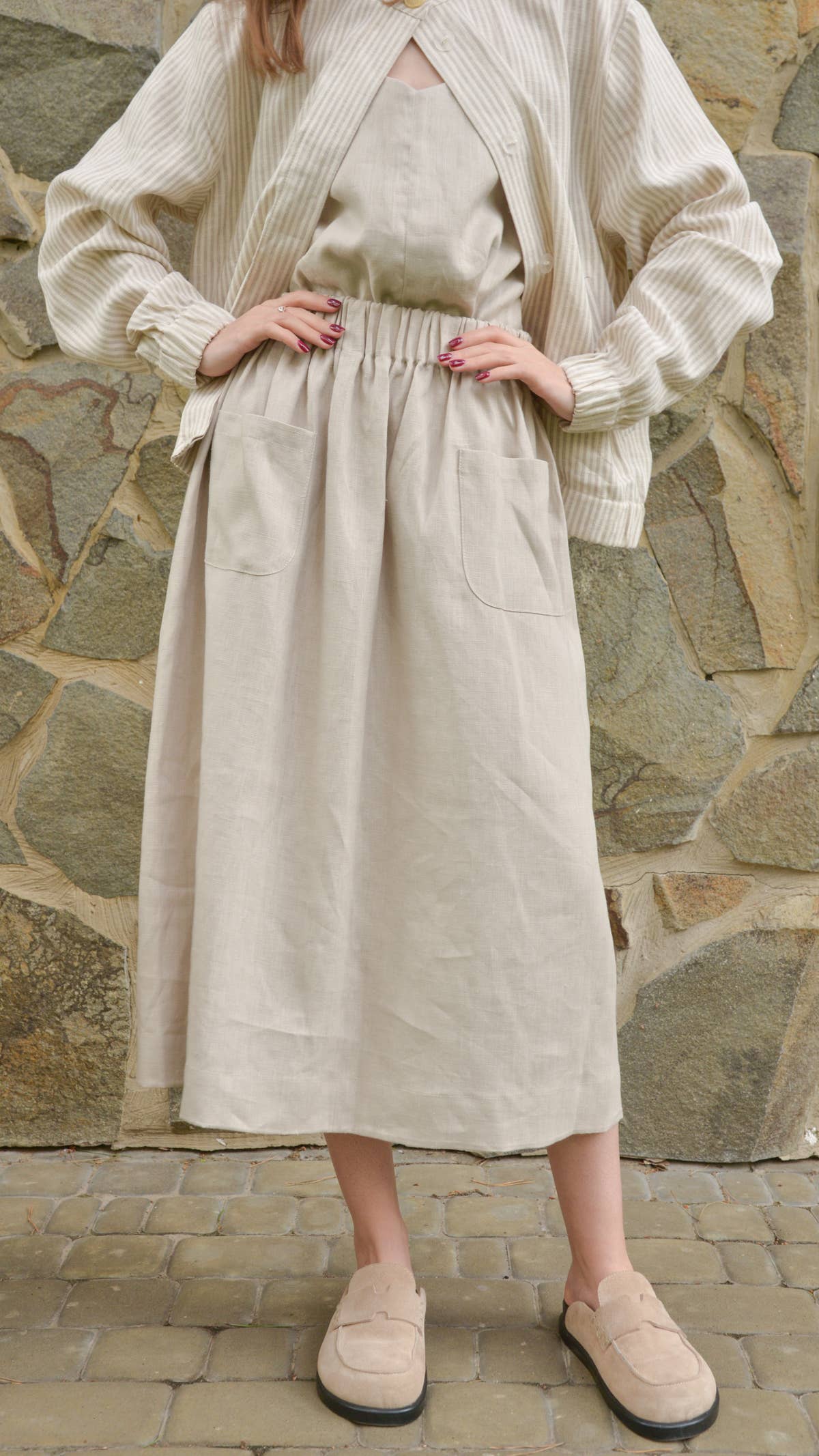 Linen Skirt