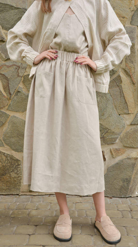 Linen Skirt
