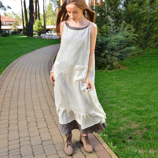 Linen Layered Sundress