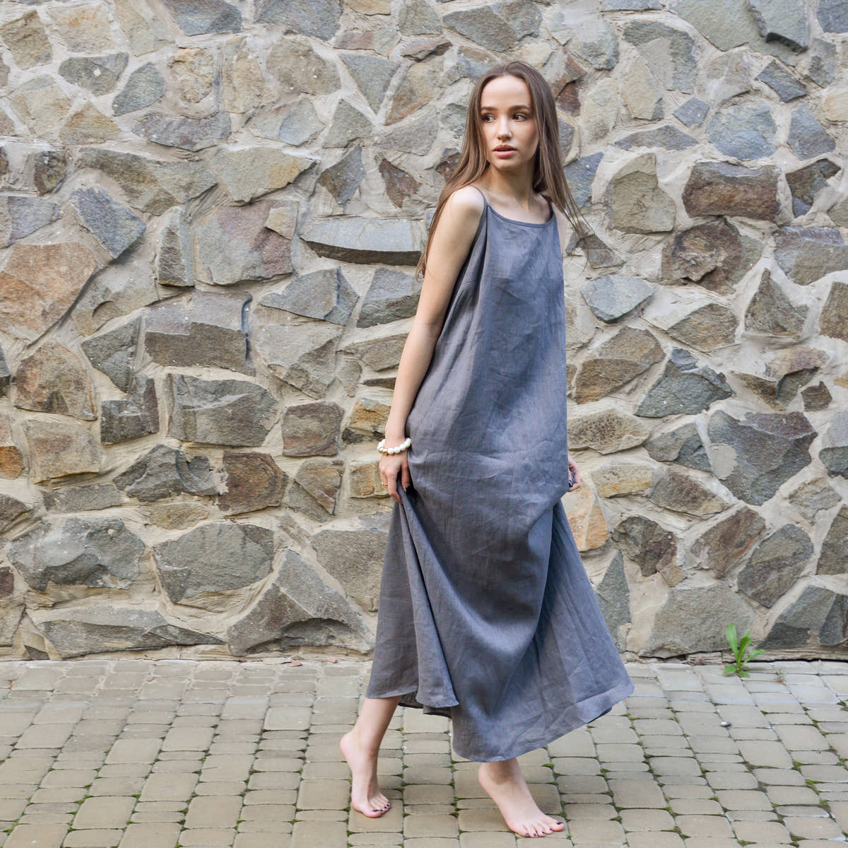 Linen Layered Sundress