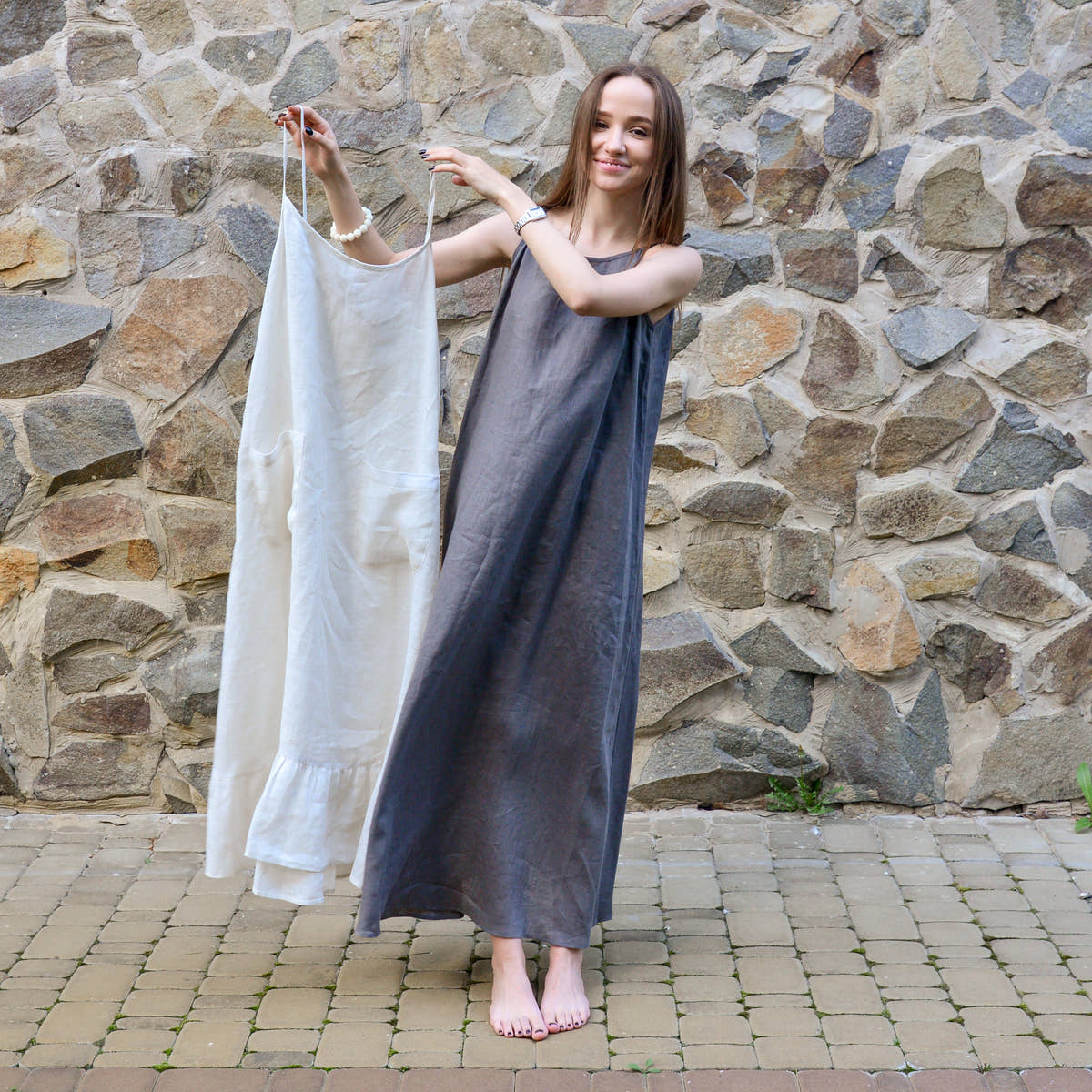 Linen Layered Sundress
