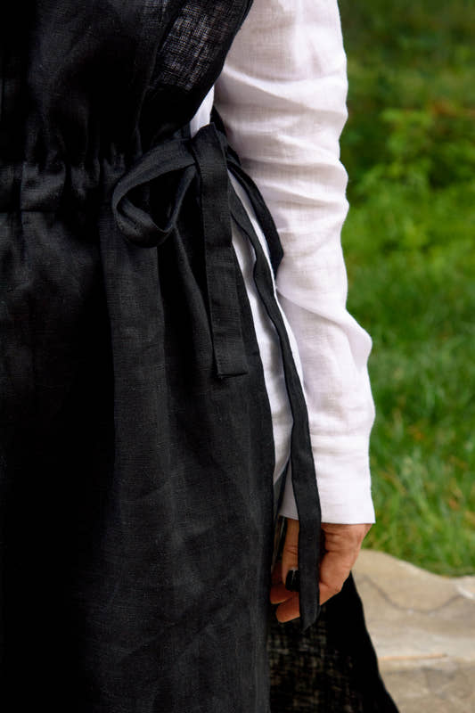 Linen Pinafore Sundress