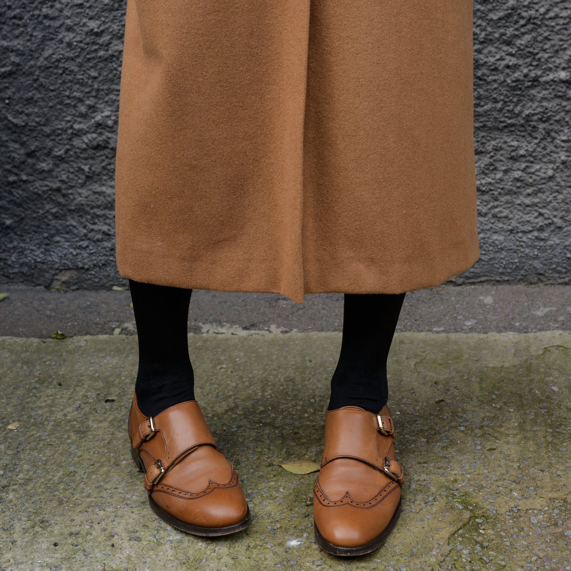 Wool Sundress — Camel