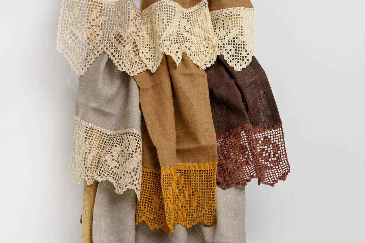 Lace Trim Kitchen Towels