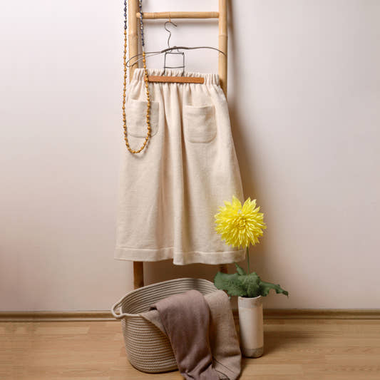 Wool Skirt - Milky