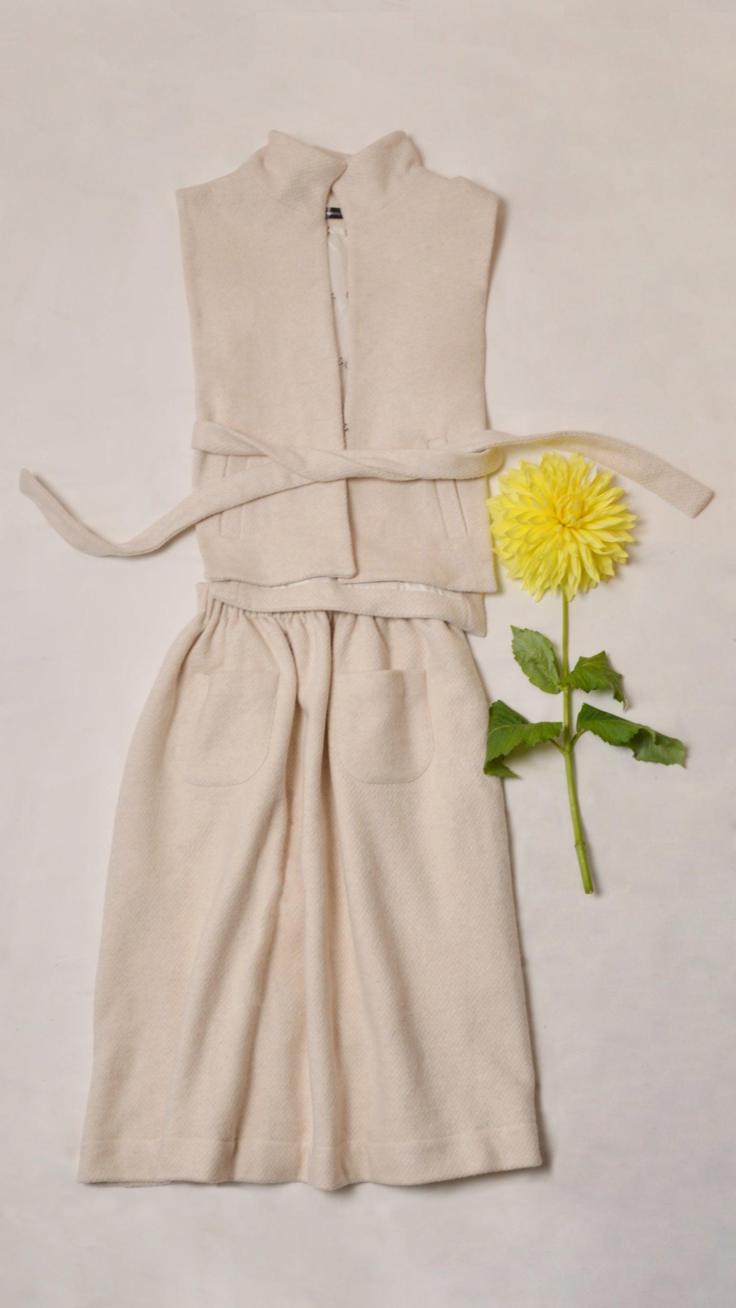 Wool Vest — Milky