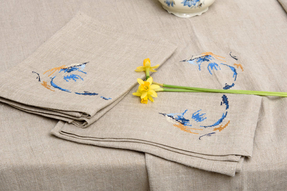 Blue Bird Napkin