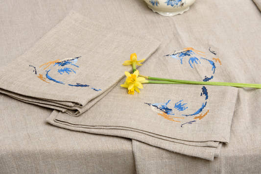 Blue Bird Napkin