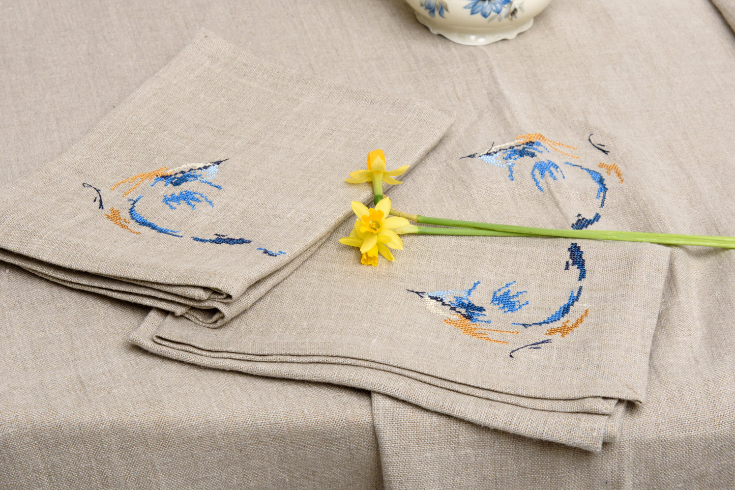 Blue Bird Napkin