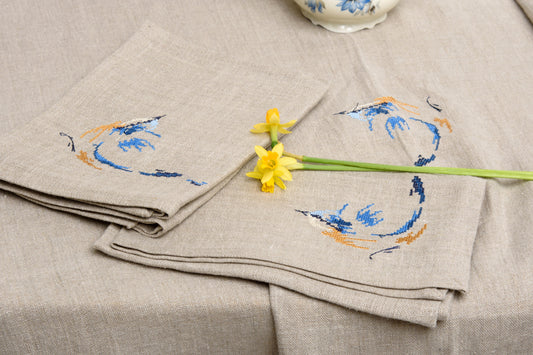 Blue Bird Napkin