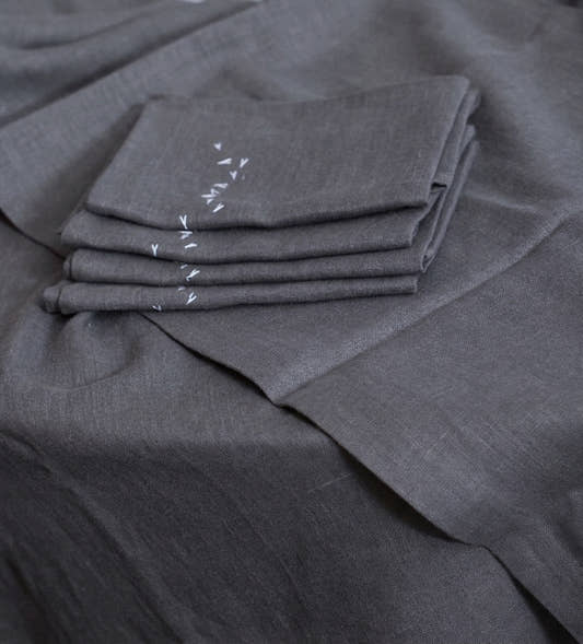 Dandelions Napkin - Gray