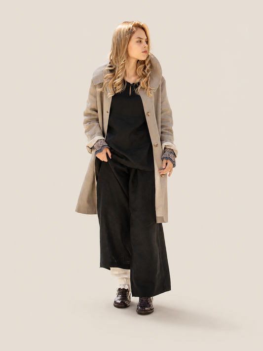 Linen Trench Coat - studio thumbnail