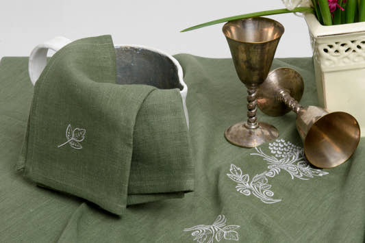 Silver Viburnum Napkin